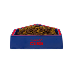 CHICAGO CUBS HOME PLATE DOG BOWL