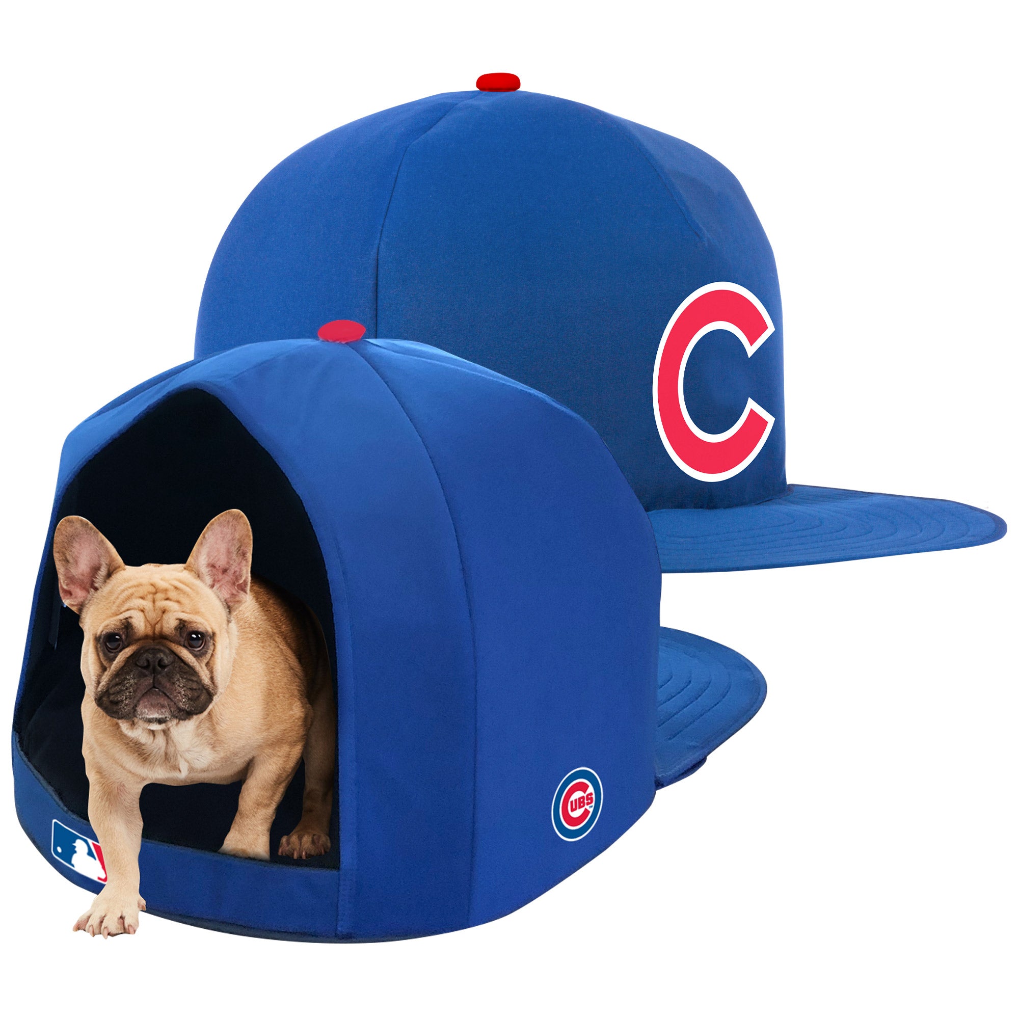 CHICAGO CUBS NAP CAP PLUSH DOG BED