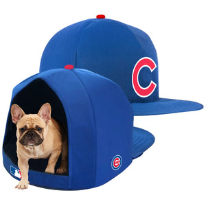 CHICAGO CUBS NAP CAP PLUSH DOG BED