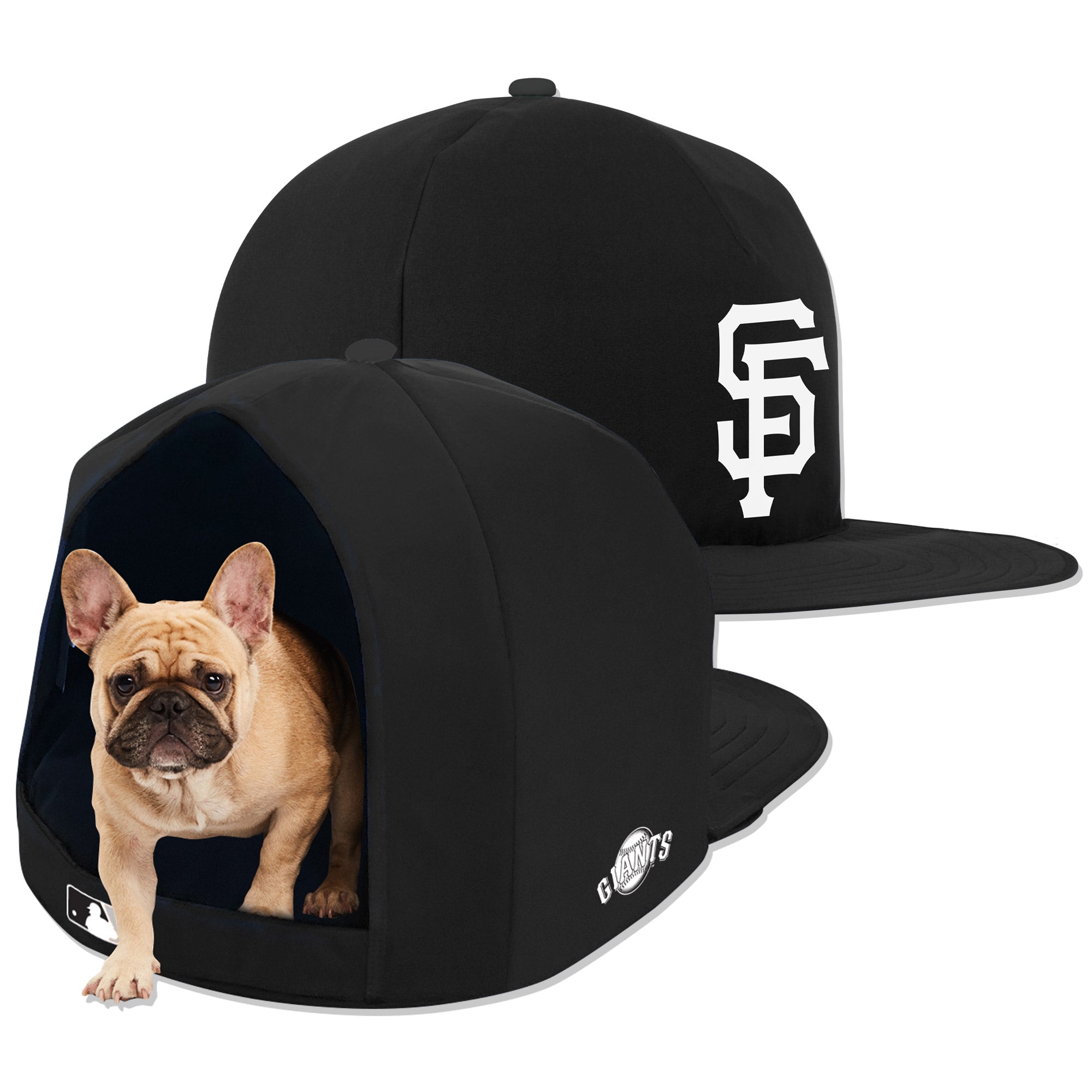 SAN FRANCISCO GIANTS NOIR NAP CAP PLUSH DOG BED
