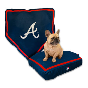 Cleveland Indians Navy Plush Pet Nap Cap Dog Bed