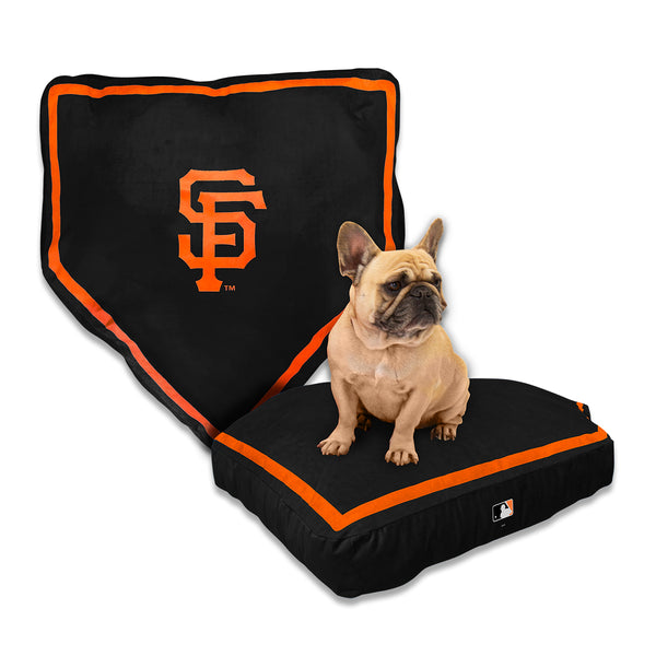 San Francisco Giants Black Home Plate Pet Bowl