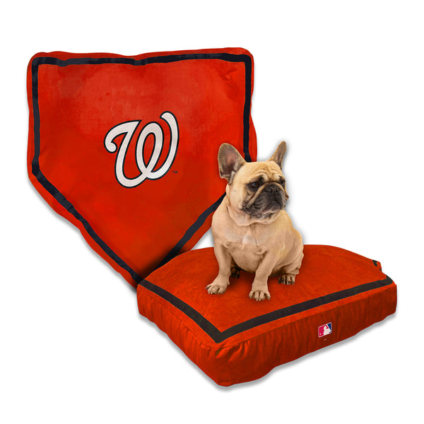 New York Yankees Navy Home Plate Dog Bed