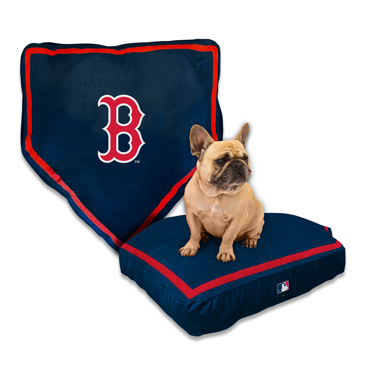 Boston Red Sox Navy Plush Pet Nap Cap Dog Bed