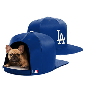 Los Angeles Dodgers Royal Home Plate Dog Bed