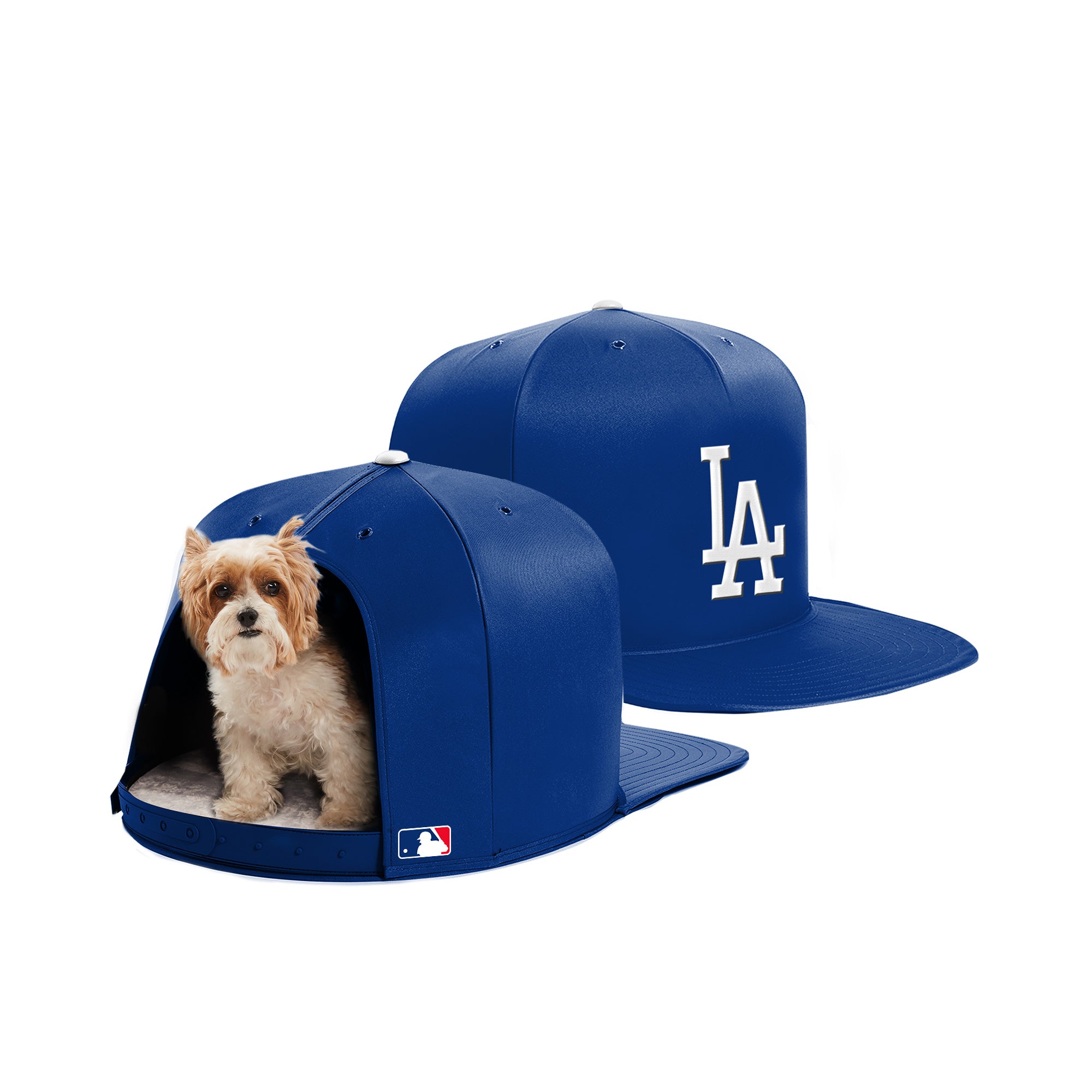 LA Dodgers Dog Baseball Hat / Cap - Blue
